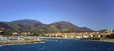 Banyuls fr�n havet